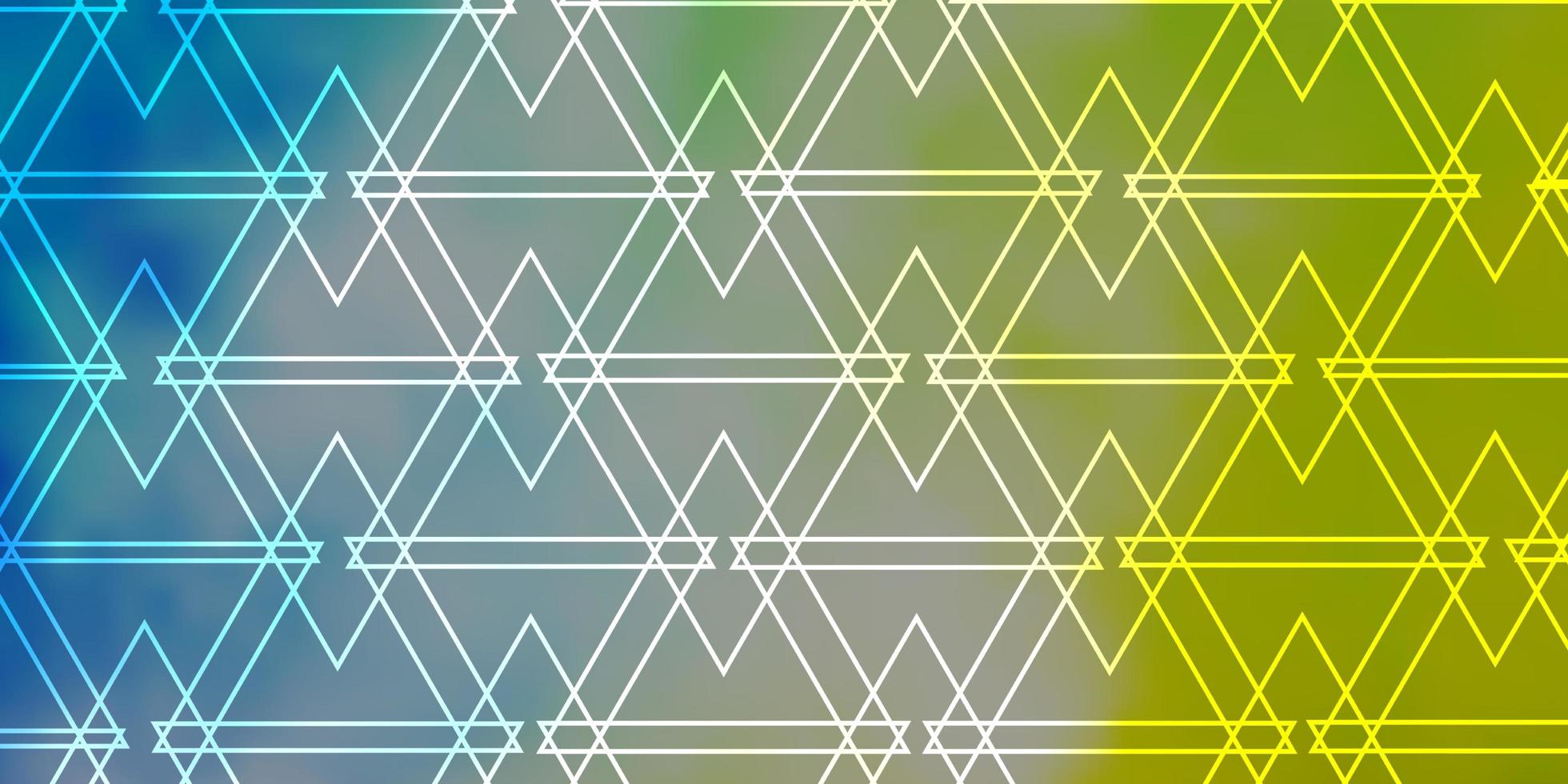 Fondo de vector multicolor claro con estilo poligonal.