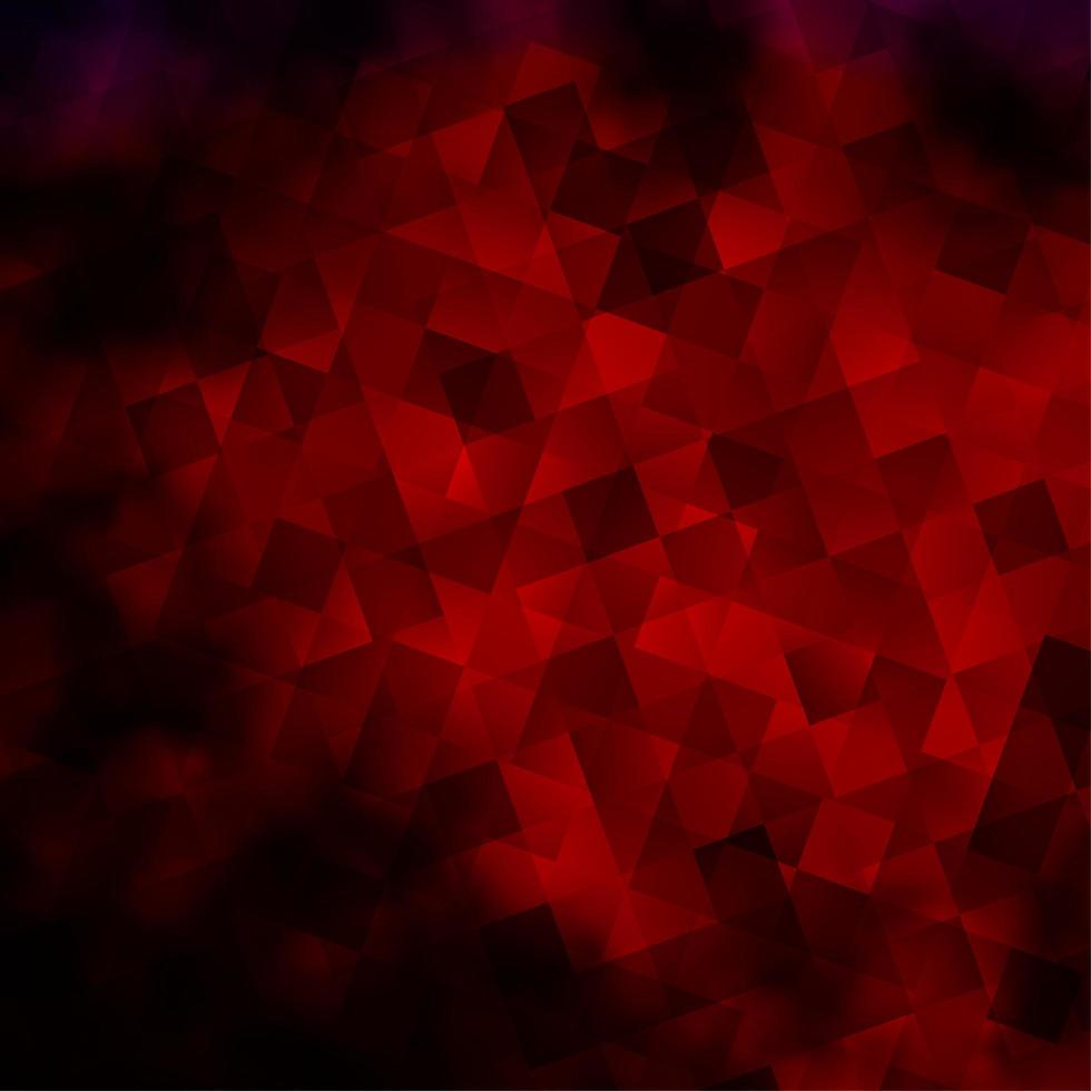 Dark Orange vector backdrop with lines, rhombus.