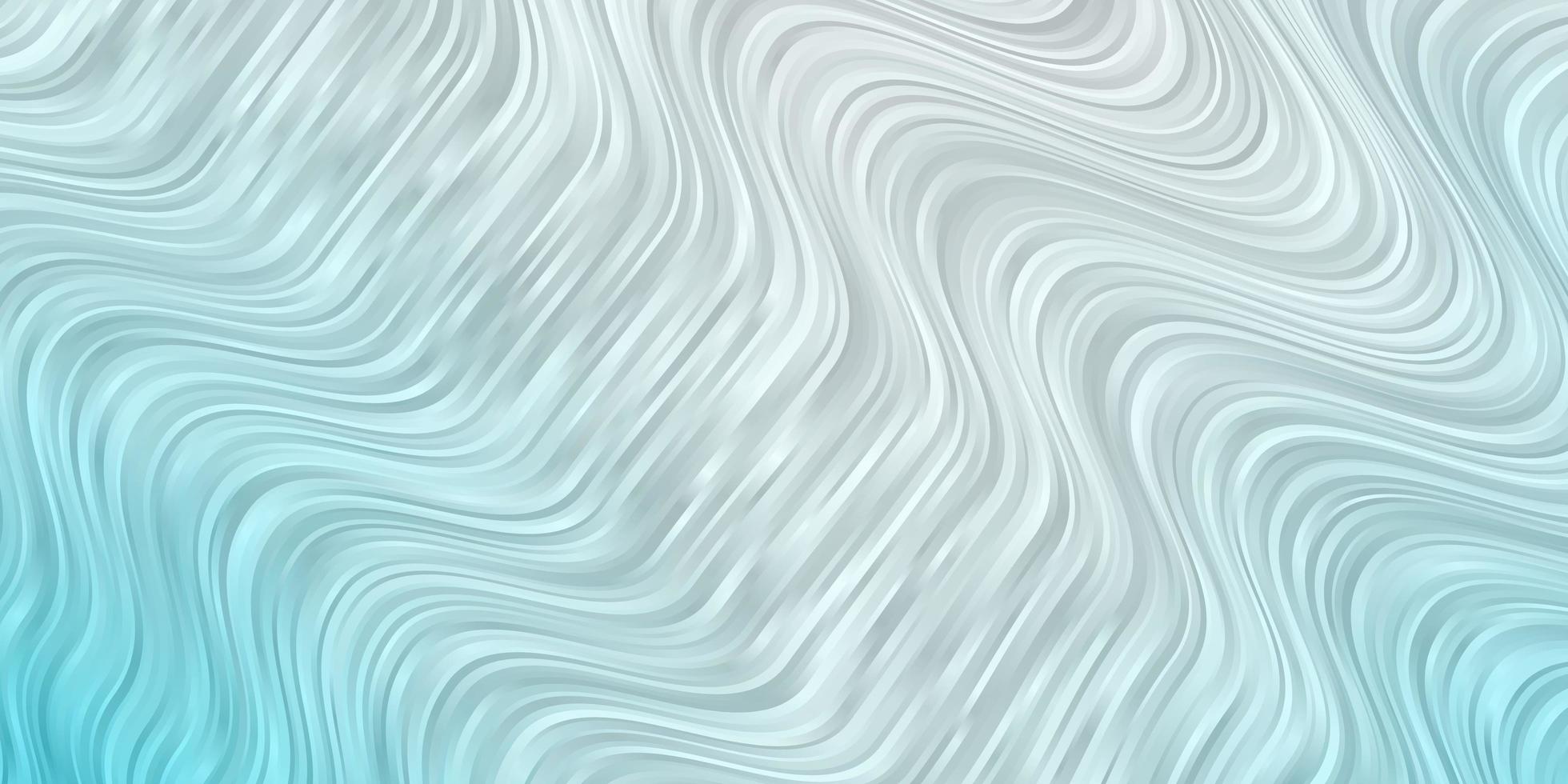 Light BLUE vector background with curved lines.