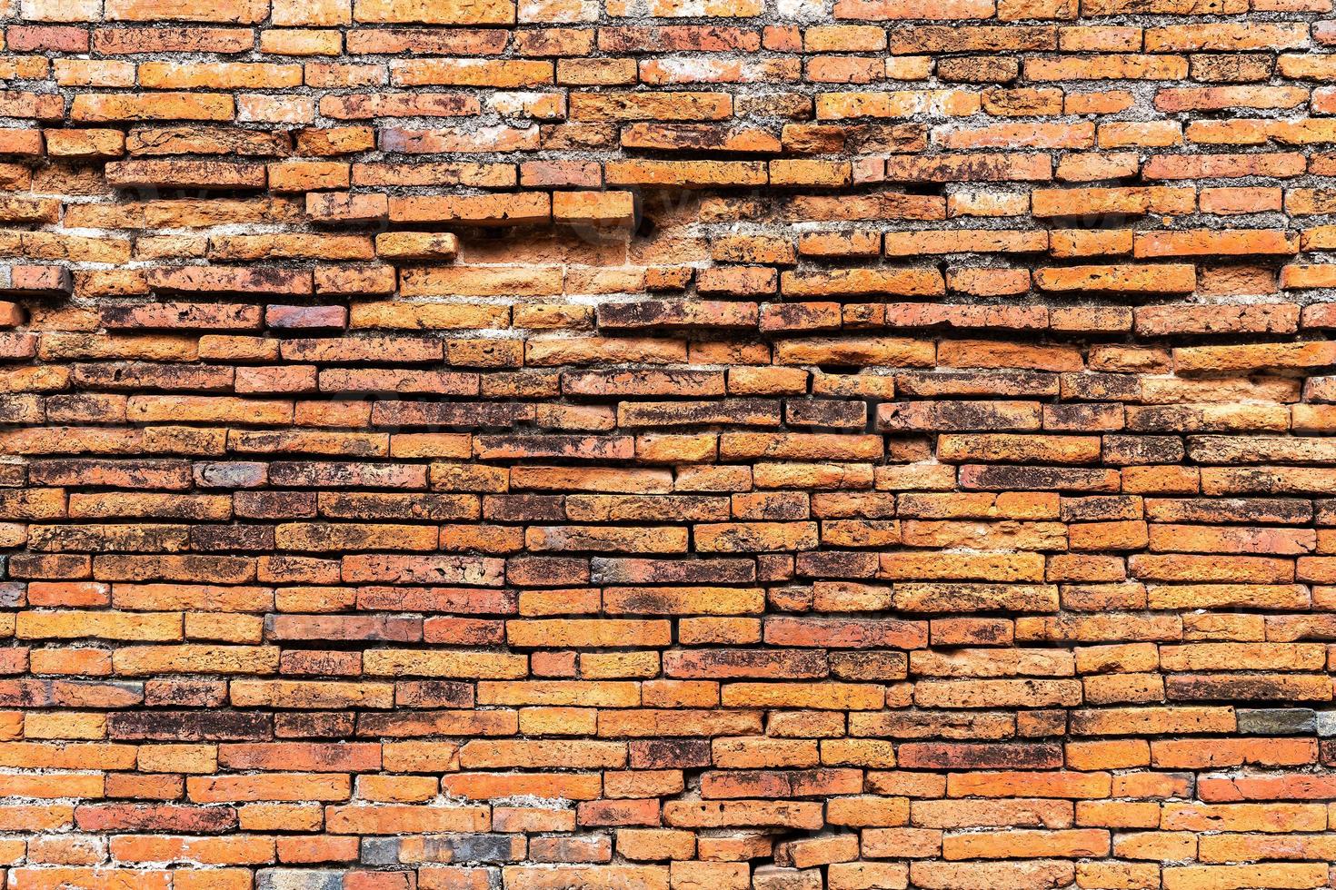 Empty brick wall texture for background photo