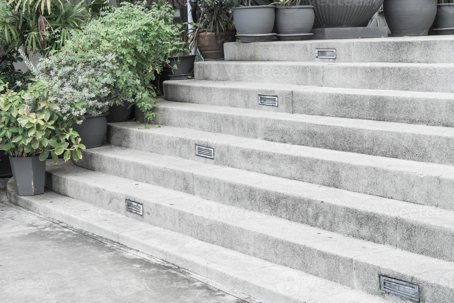 Empty stone stairway for background photo