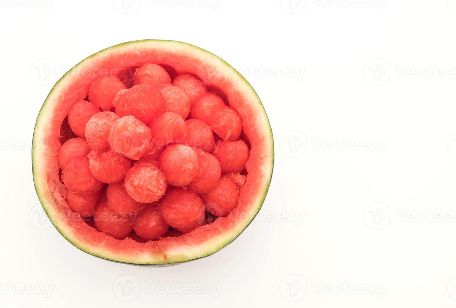 Fresh watermelon on white background photo