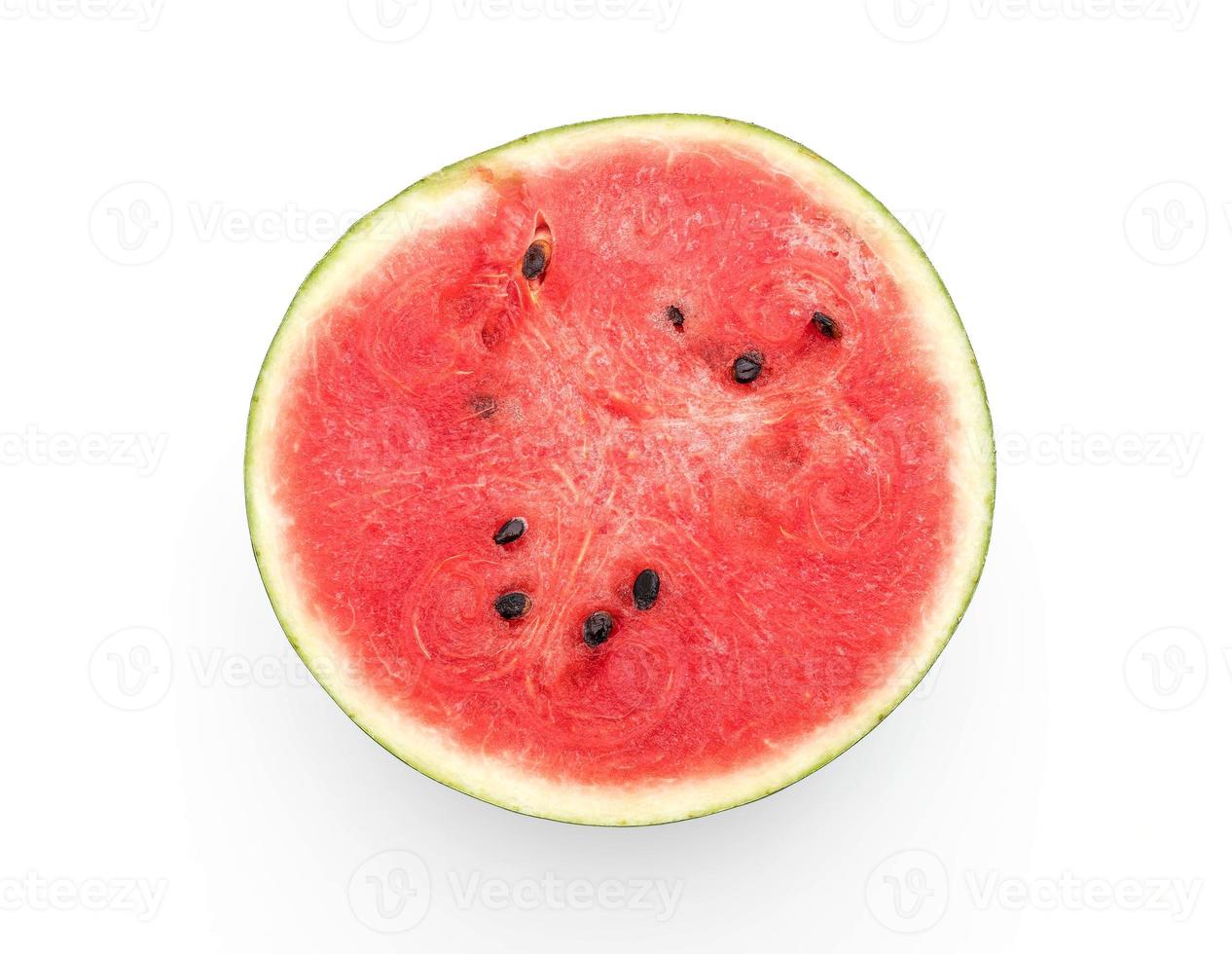 Fresh watermelon on white background photo