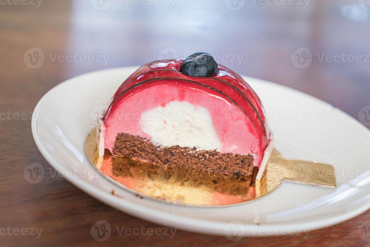 Rasberry Mousse Cake photo