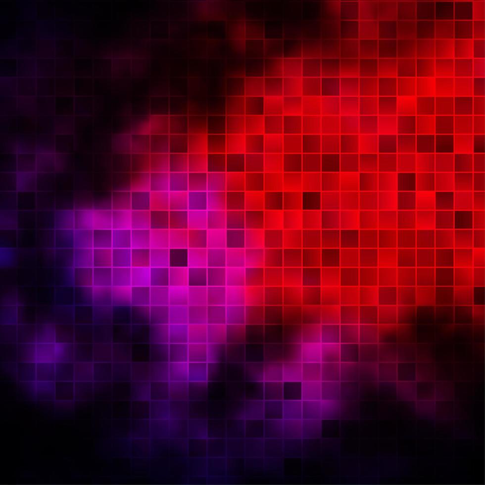 Dark Pink, Red vector pattern in square style.