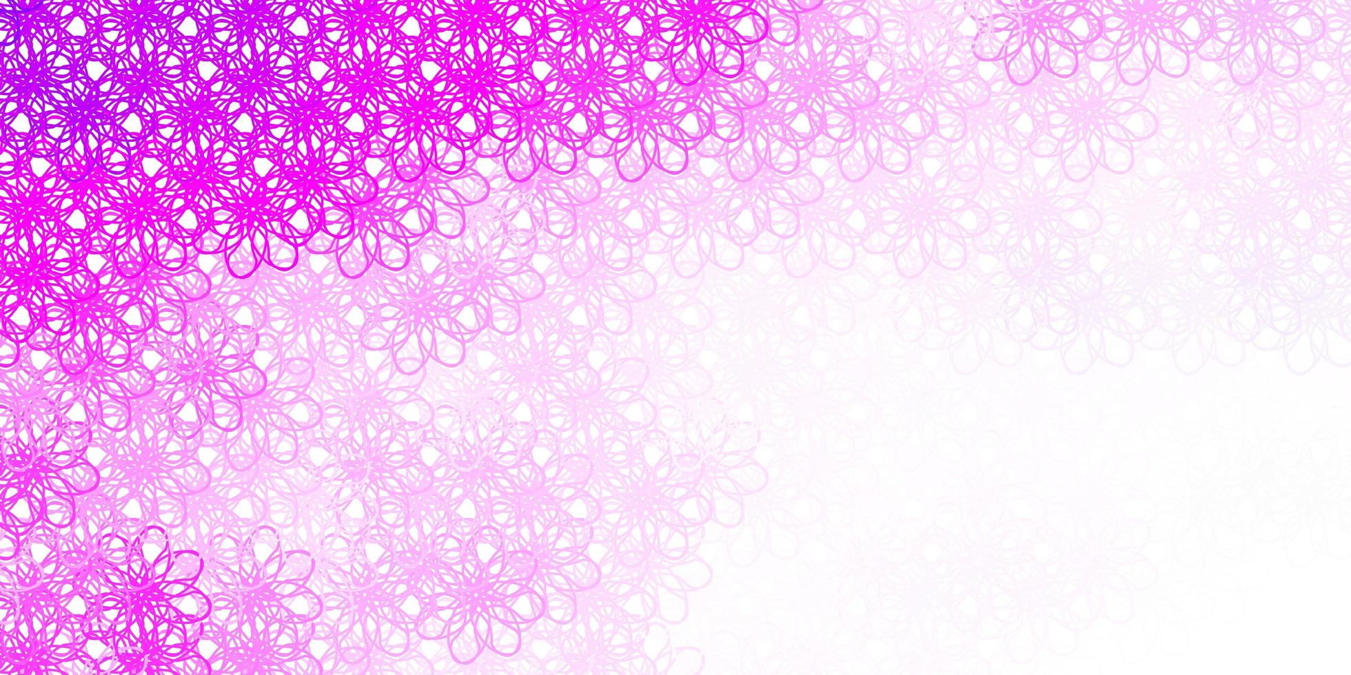 Fondo de vector púrpura claro con arcos.