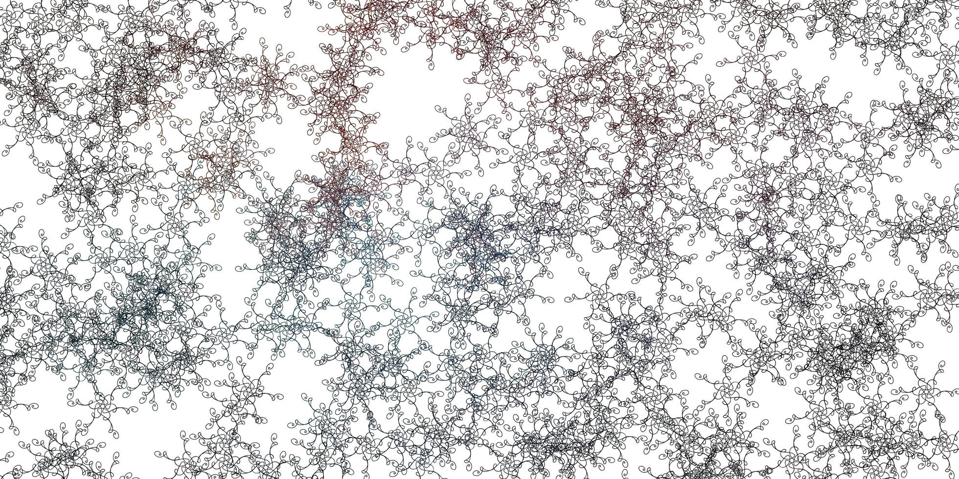 Light Blue, Red vector background with lines.