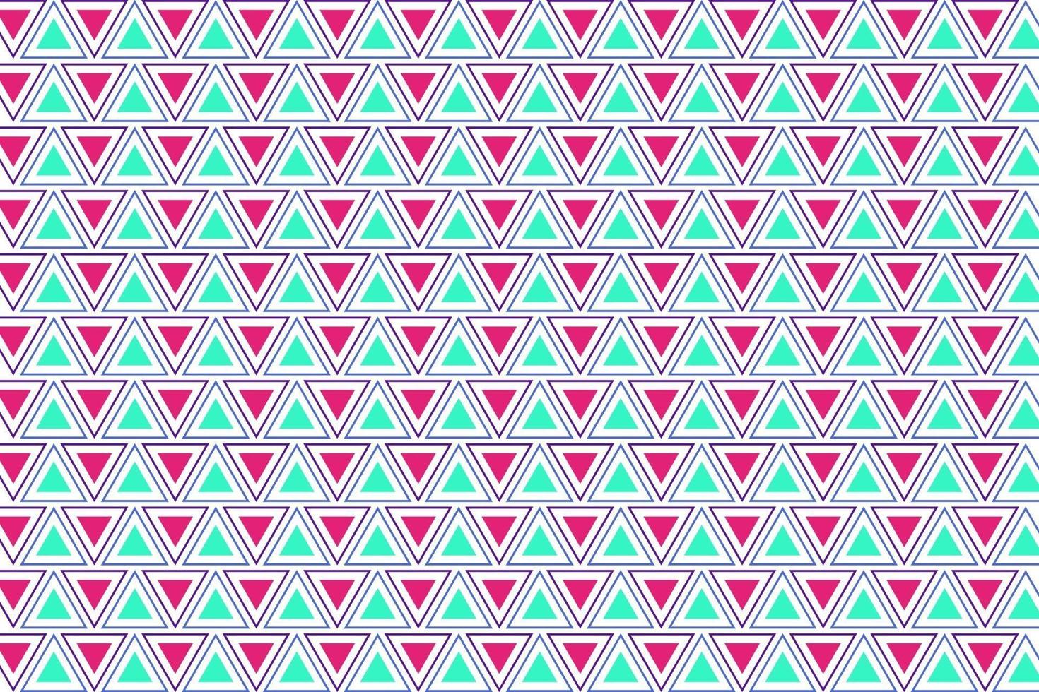 Modern Colorful Triangle Seamless Pattern vector