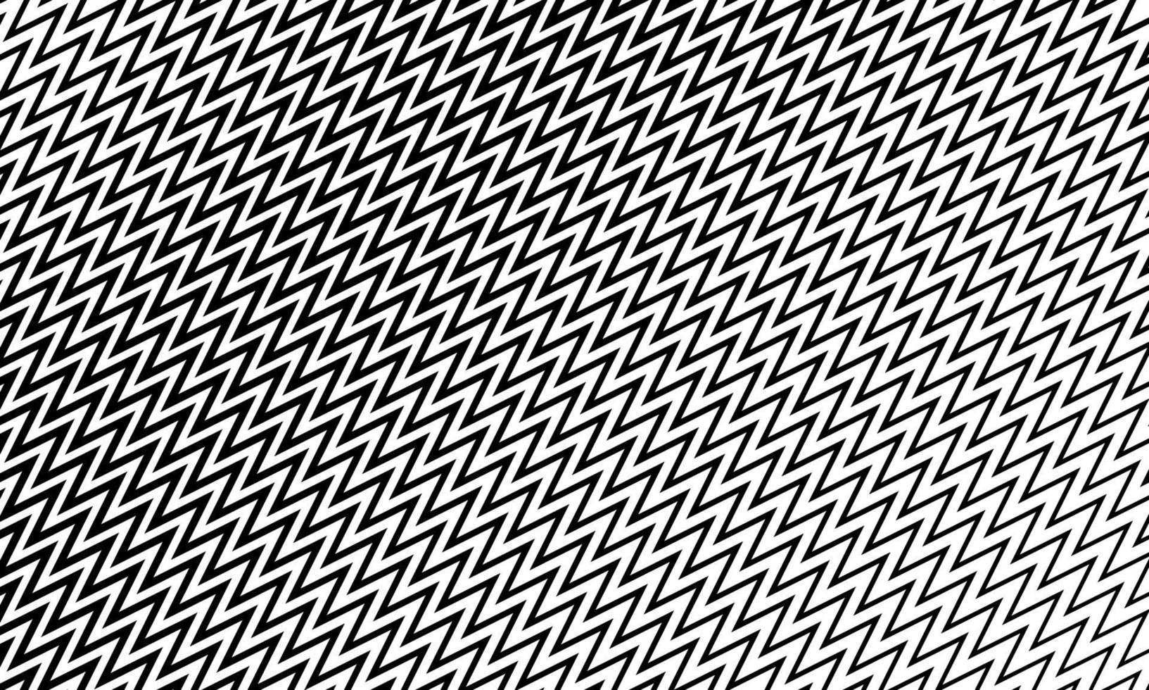 Modern Black Zigzag Lines Pattern vector