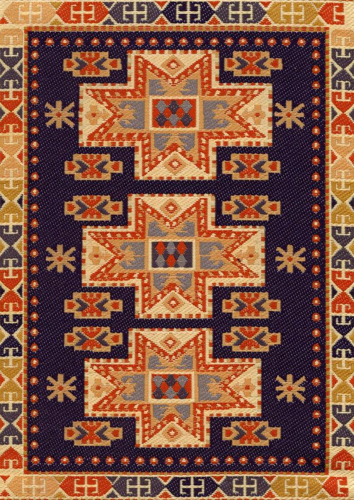 Asian Traditional Fabric Design Carpet photo