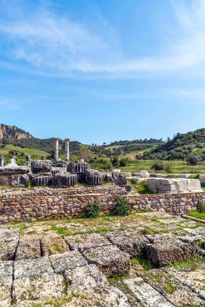 antiguo turismo histórico lugar sardes artemis foto