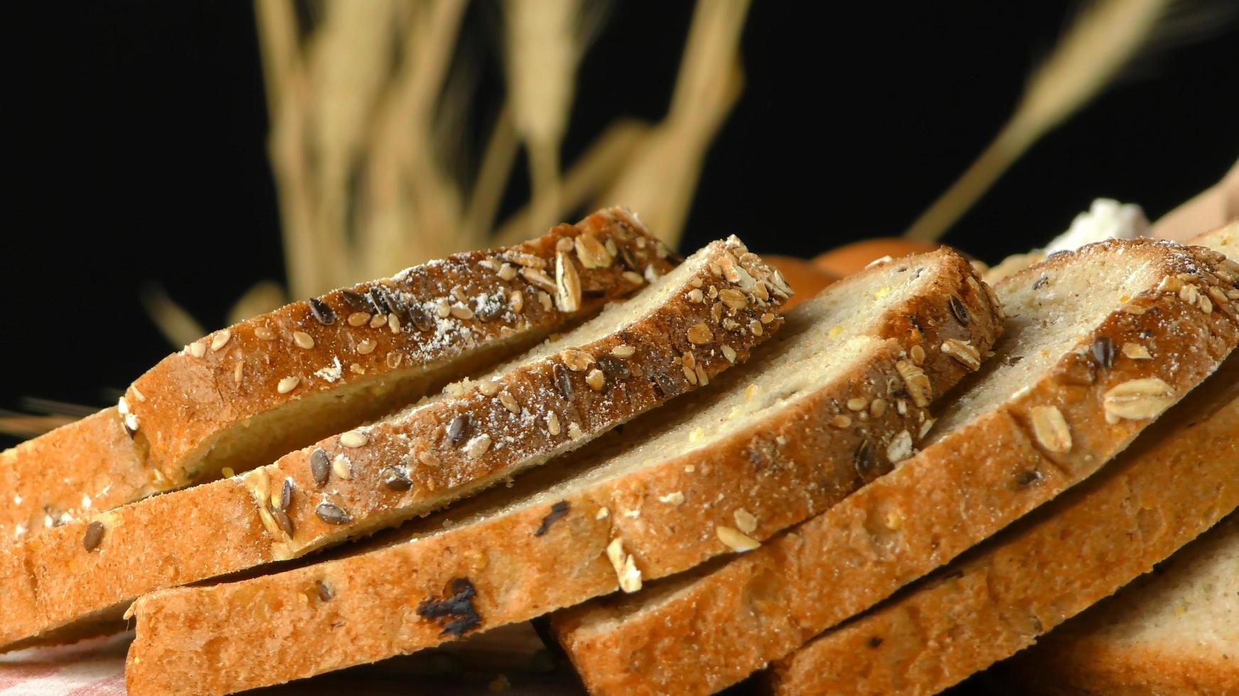 Delicious Fresh Bread Food Concept photo