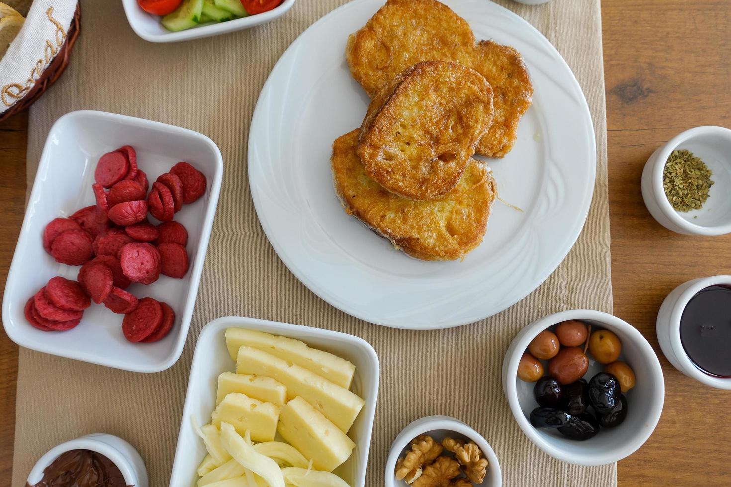 Turkish Traditional Breakfast Table photo