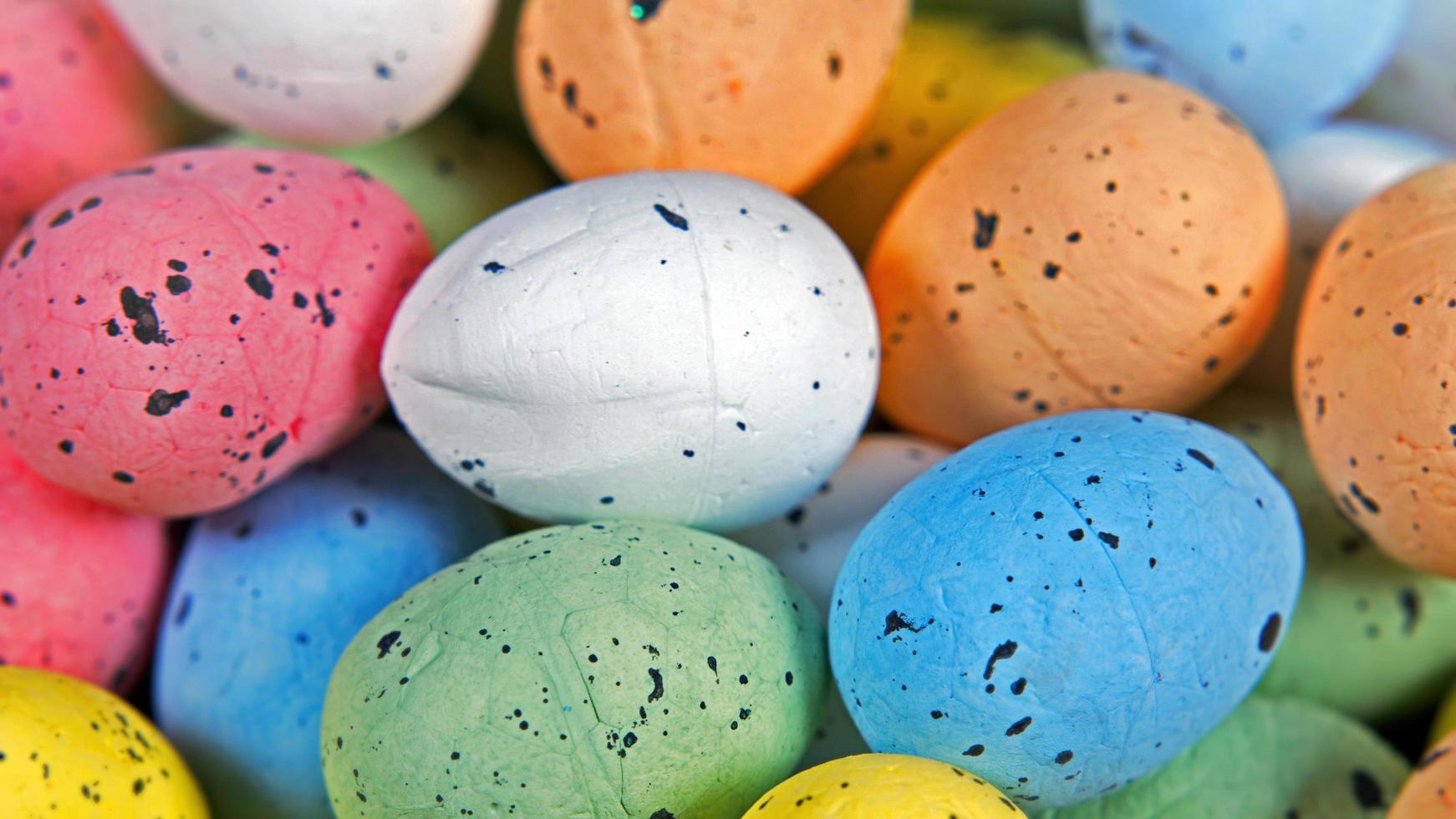 Colorful Traditional Easter Paschal Eggs photo