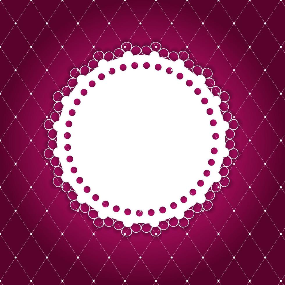 Vintage background with frame vector illustration