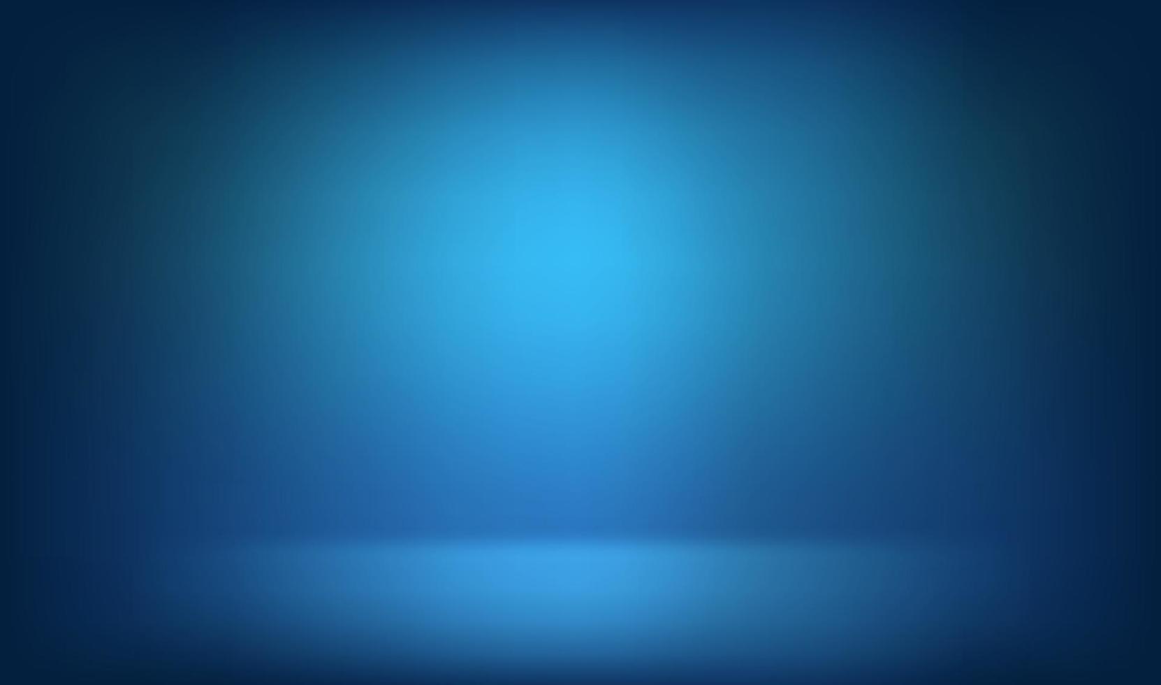 Abstract blue room background. Vector Illustration