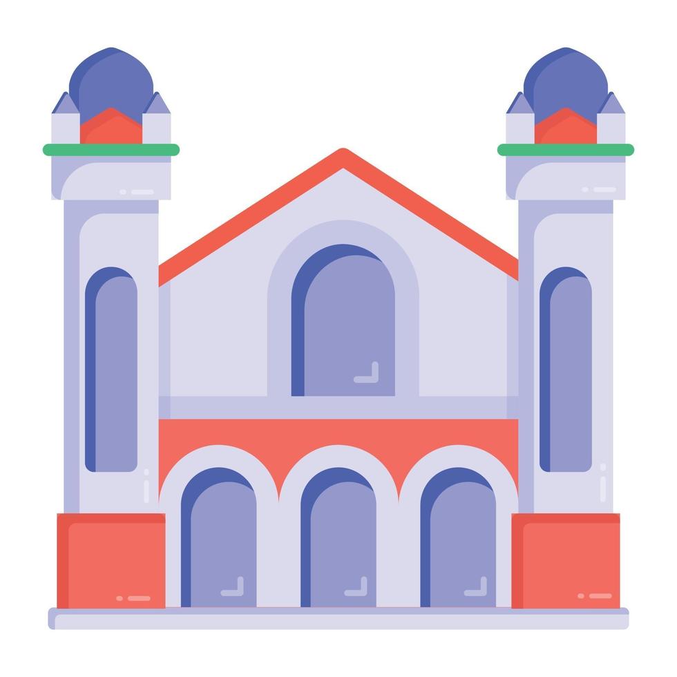 Mosque Dome Building vector