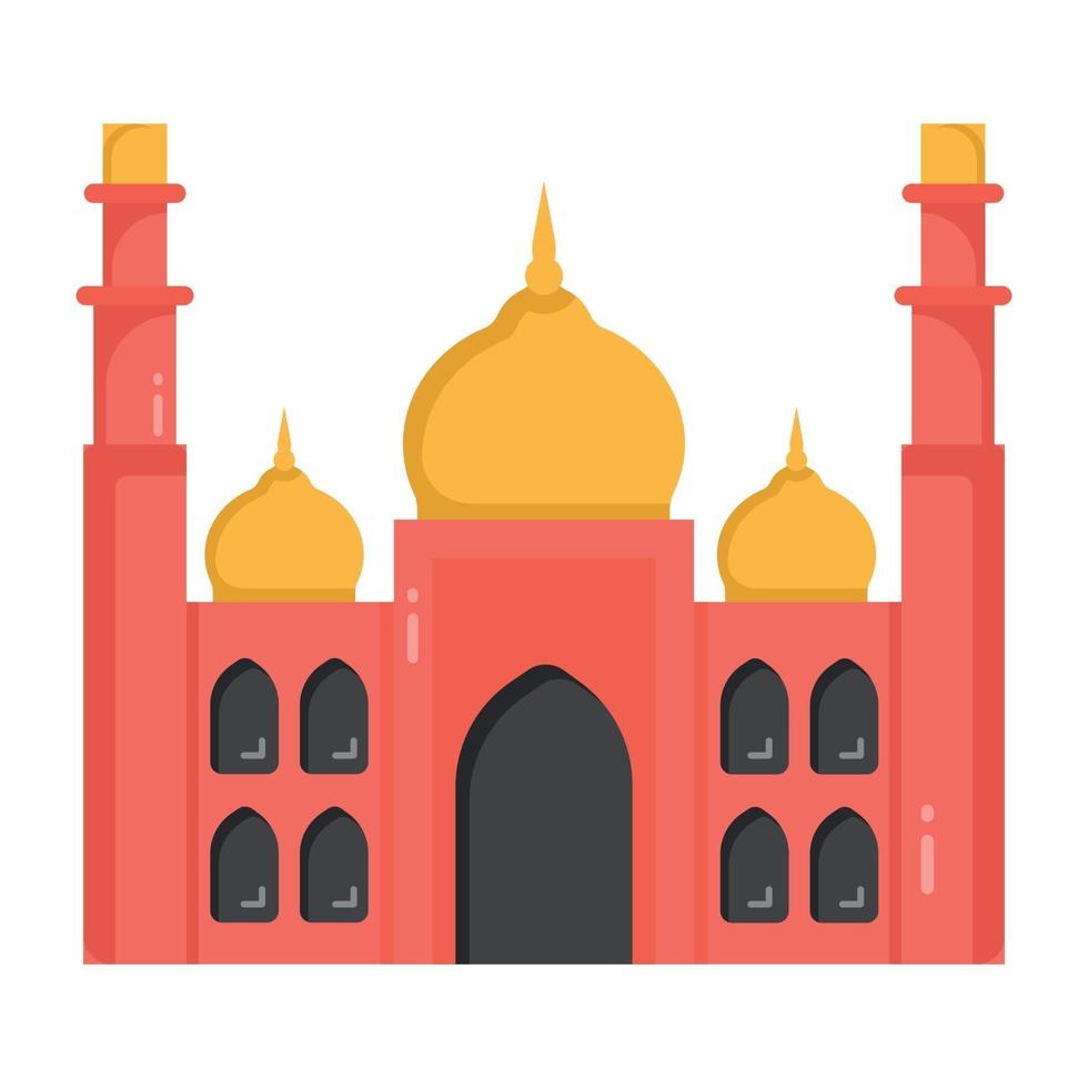 Badshahi Mosque   Building vector