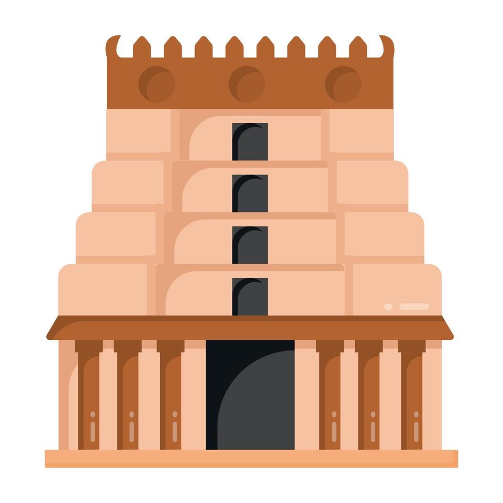 Sree Indian  Temple vector