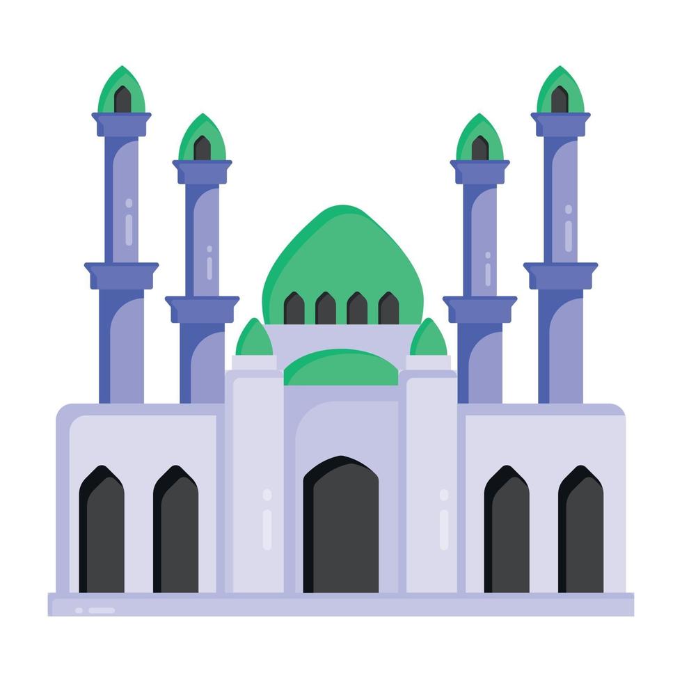 Mosque Dome Building vector