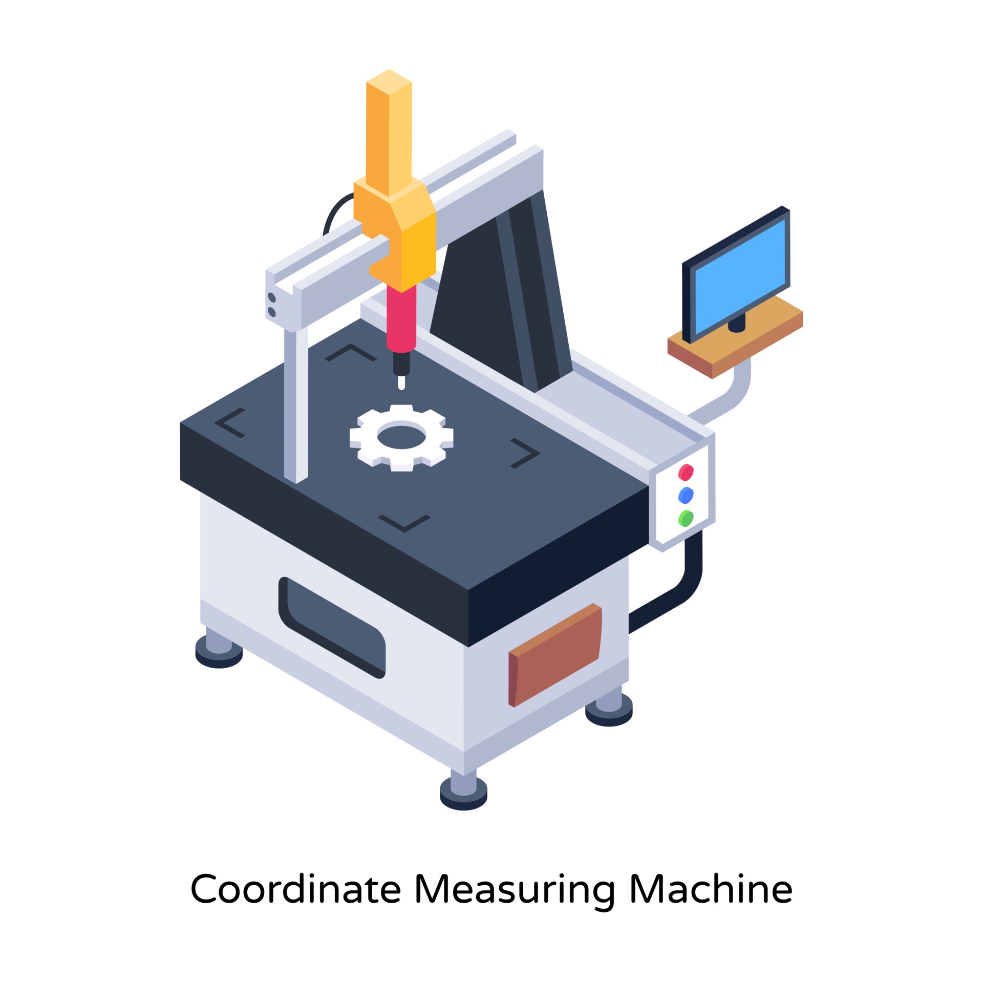 Coordinate Measuring Machine 3058705 Vector Art at Vecteezy