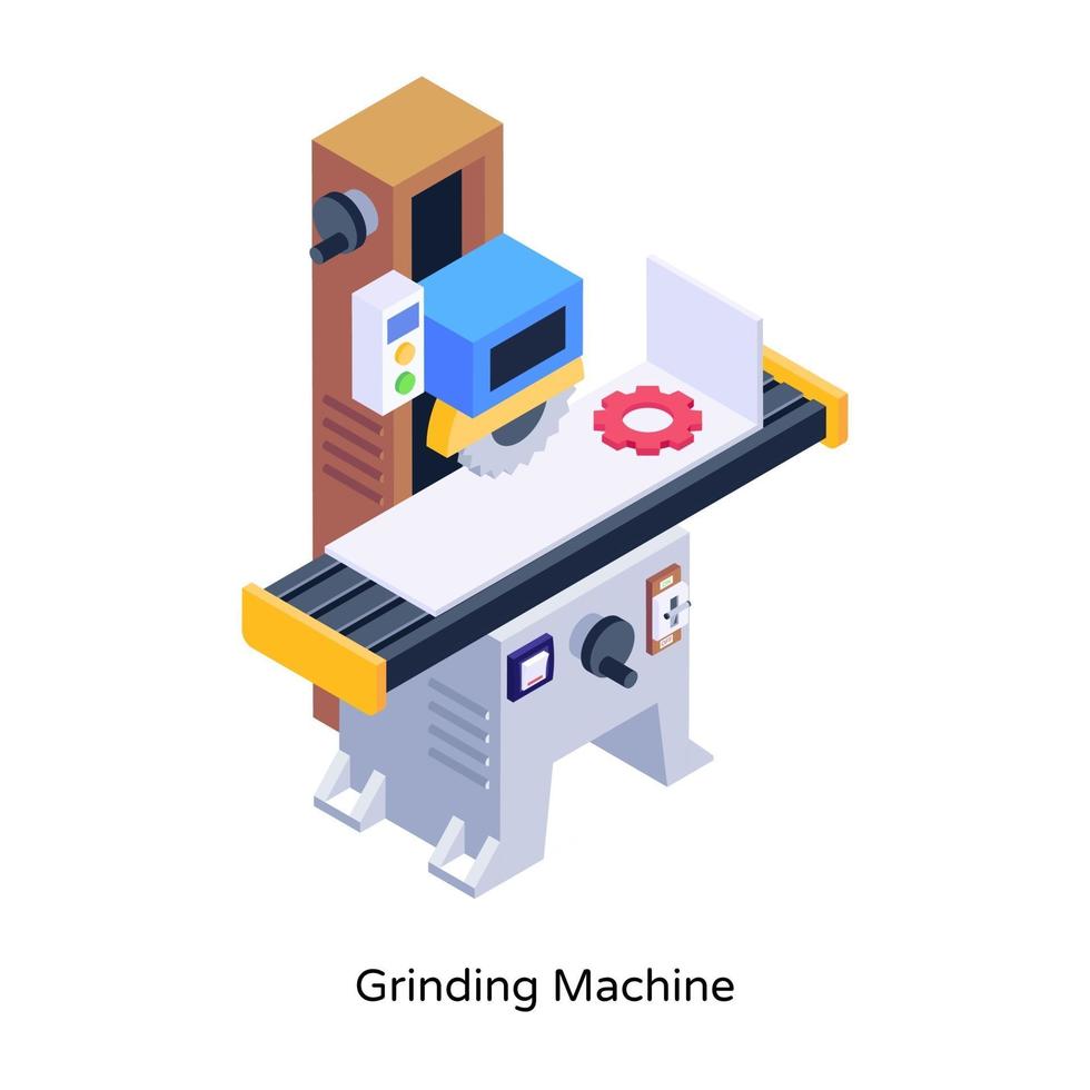 carpentry  Grinding Machine vector