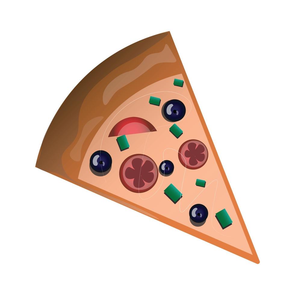 Realistic pizza with pepperoni and different types of sauces vector