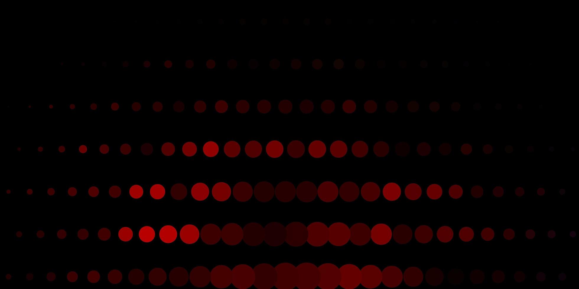 Dark Red vector background with spots.