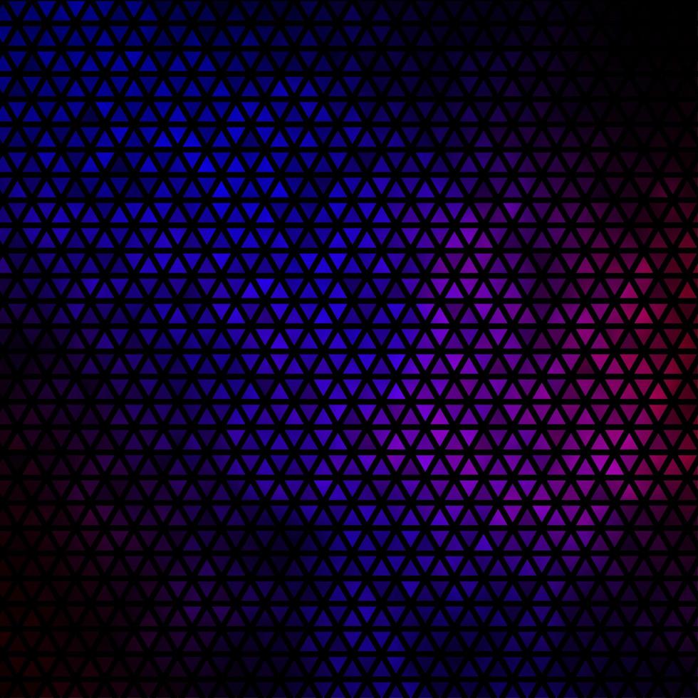 Dark Blue, Red vector background with polygonal style.