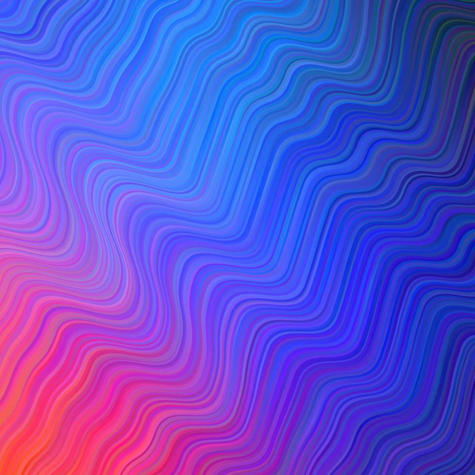 Light Blue, Red vector template with bent lines.