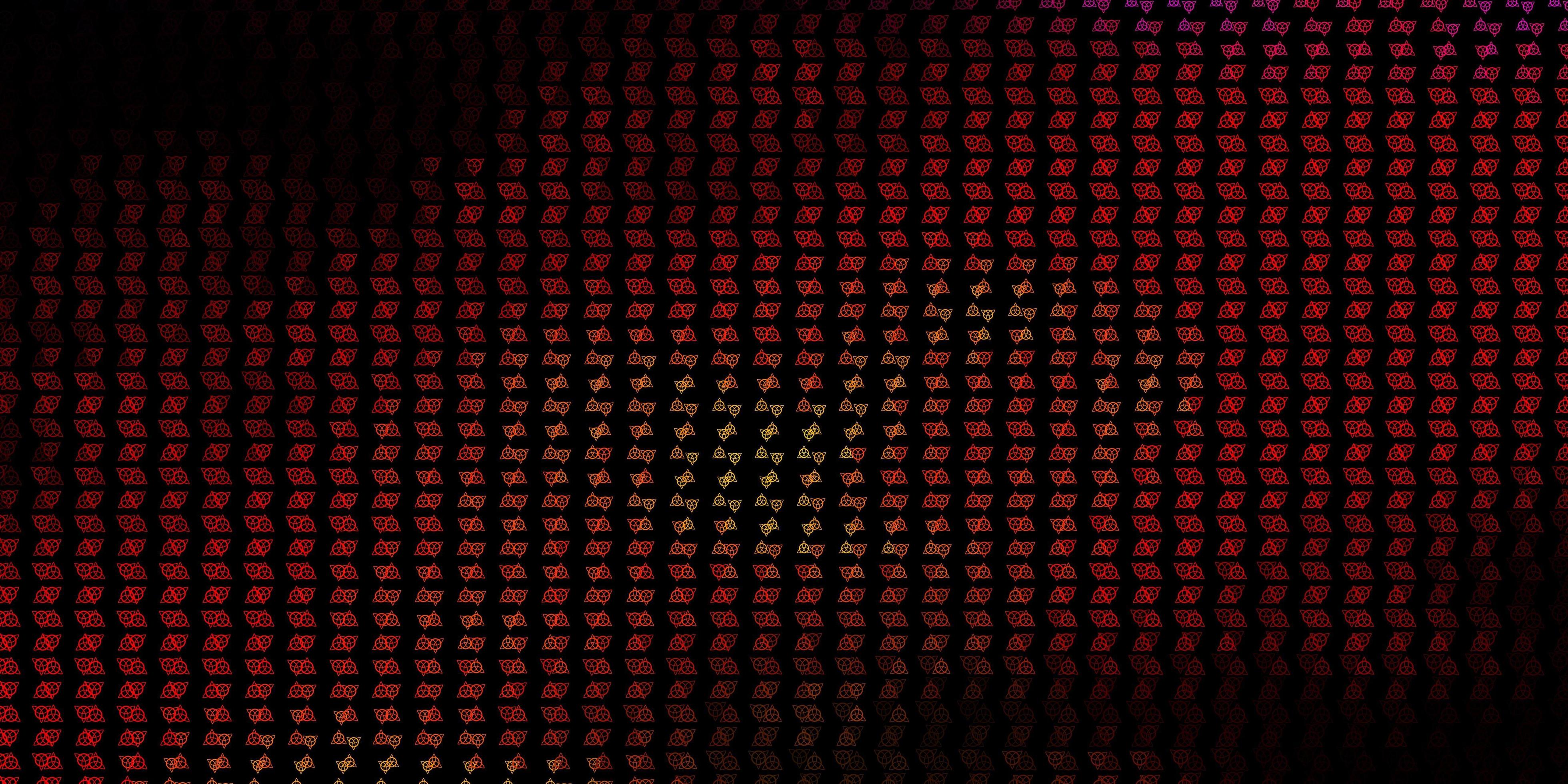 Dark Red vector pattern with magic elements. 3060162 Vector Art at Vecteezy