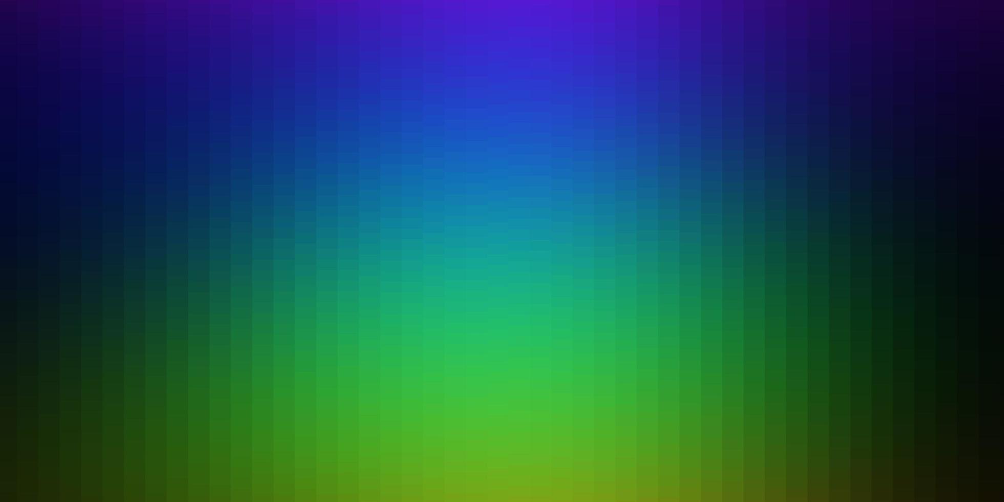 Dark Multicolor vector template with rectangles.