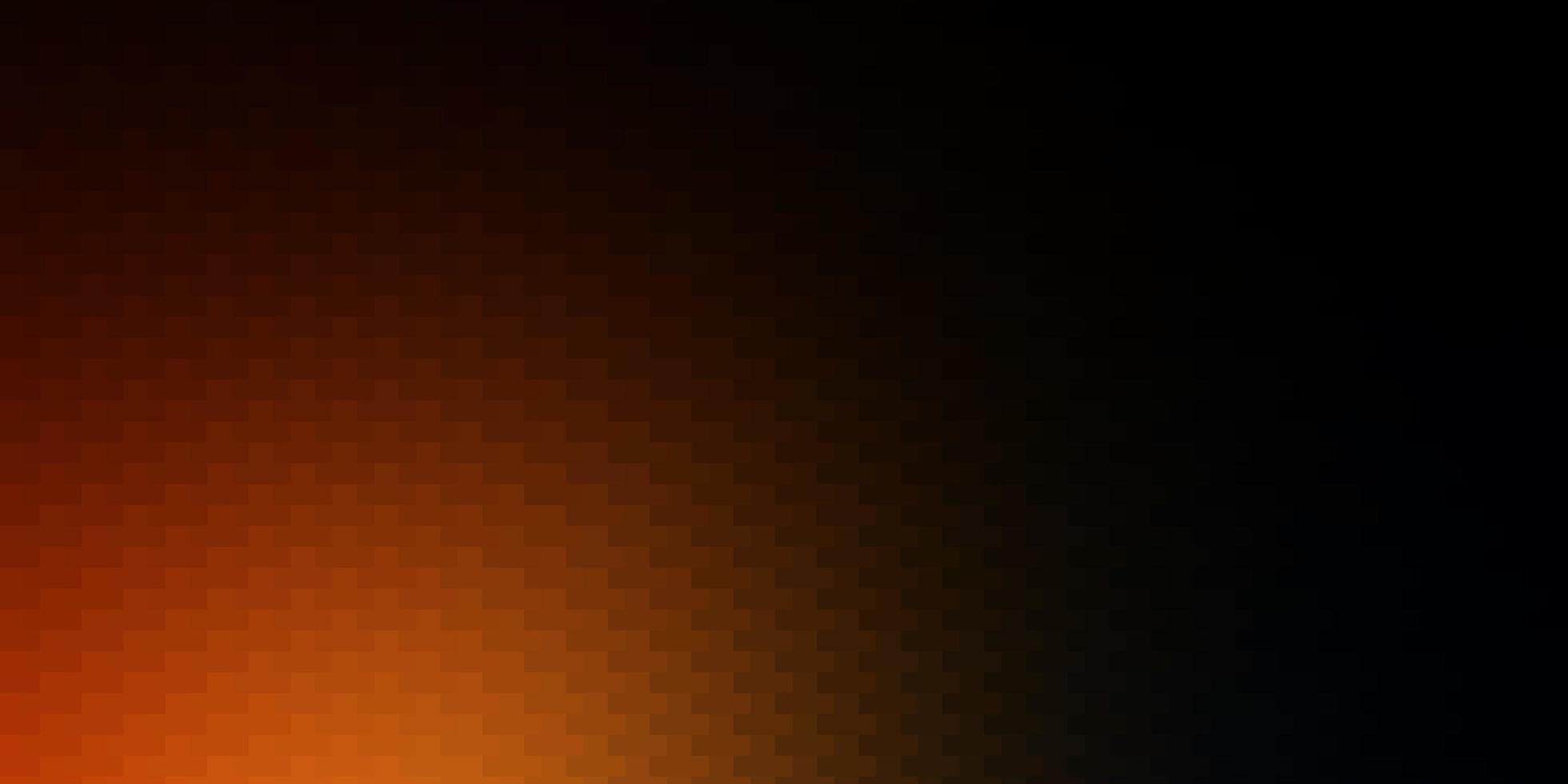 Dark Orange vector layout with lines, rectangles.