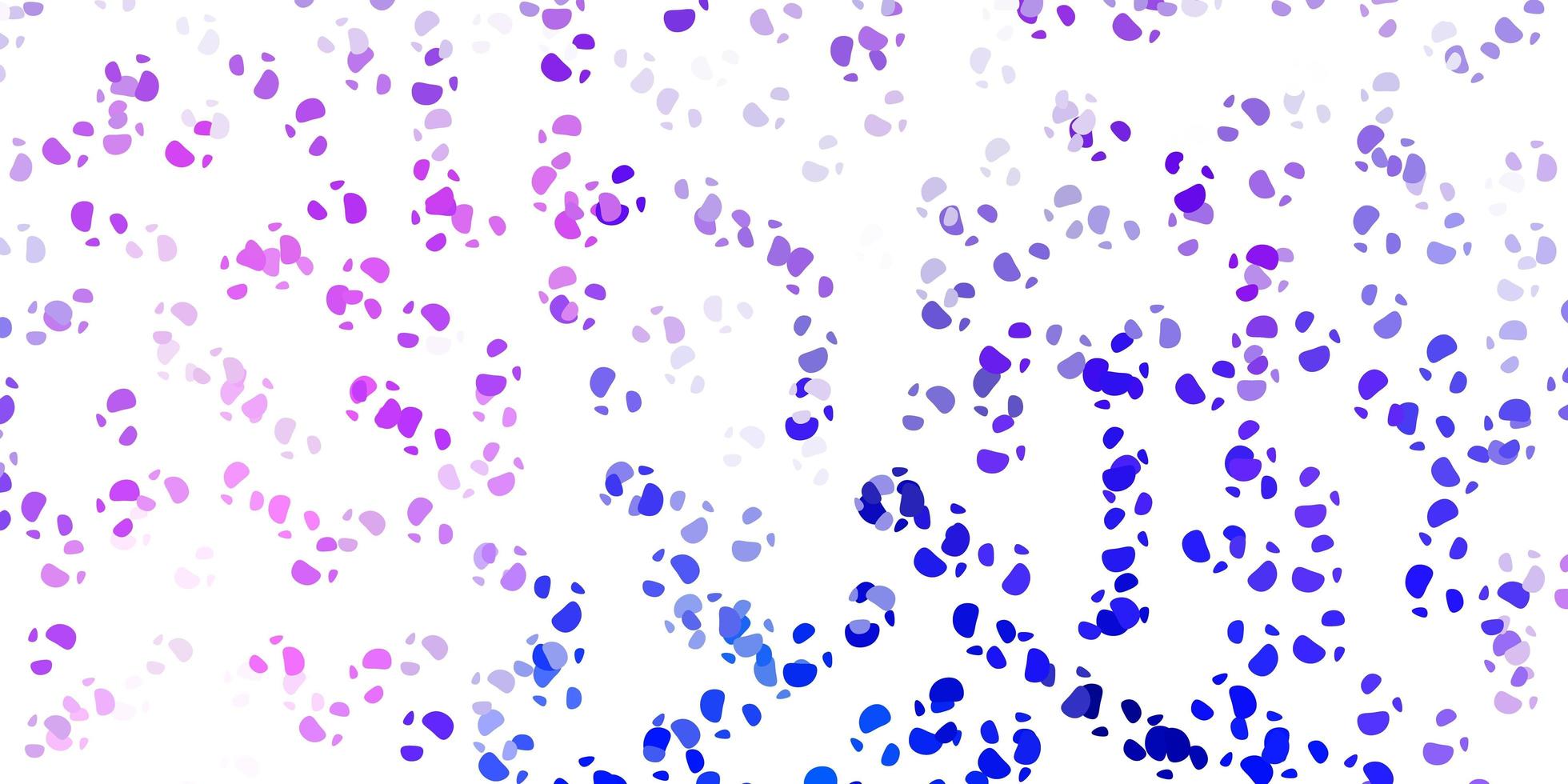 Light pink, blue vector template with abstract forms.