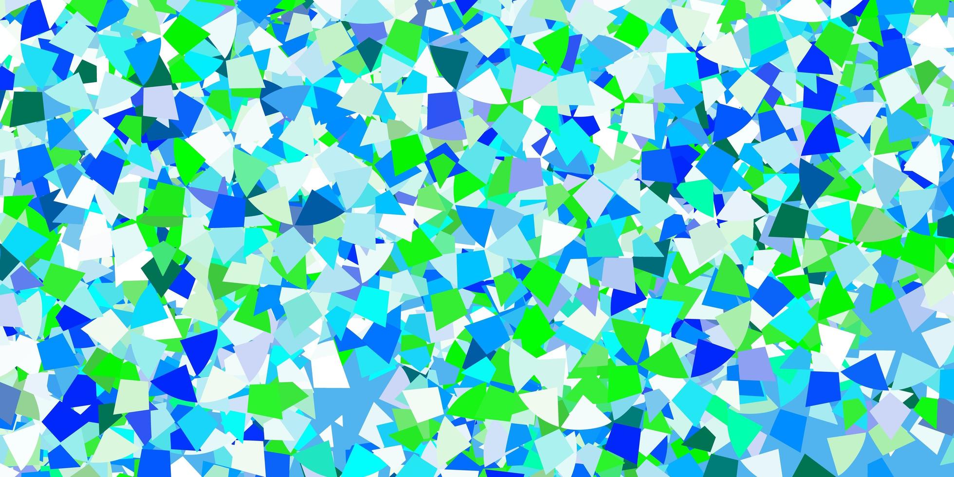 Light blue vector background with triangles.