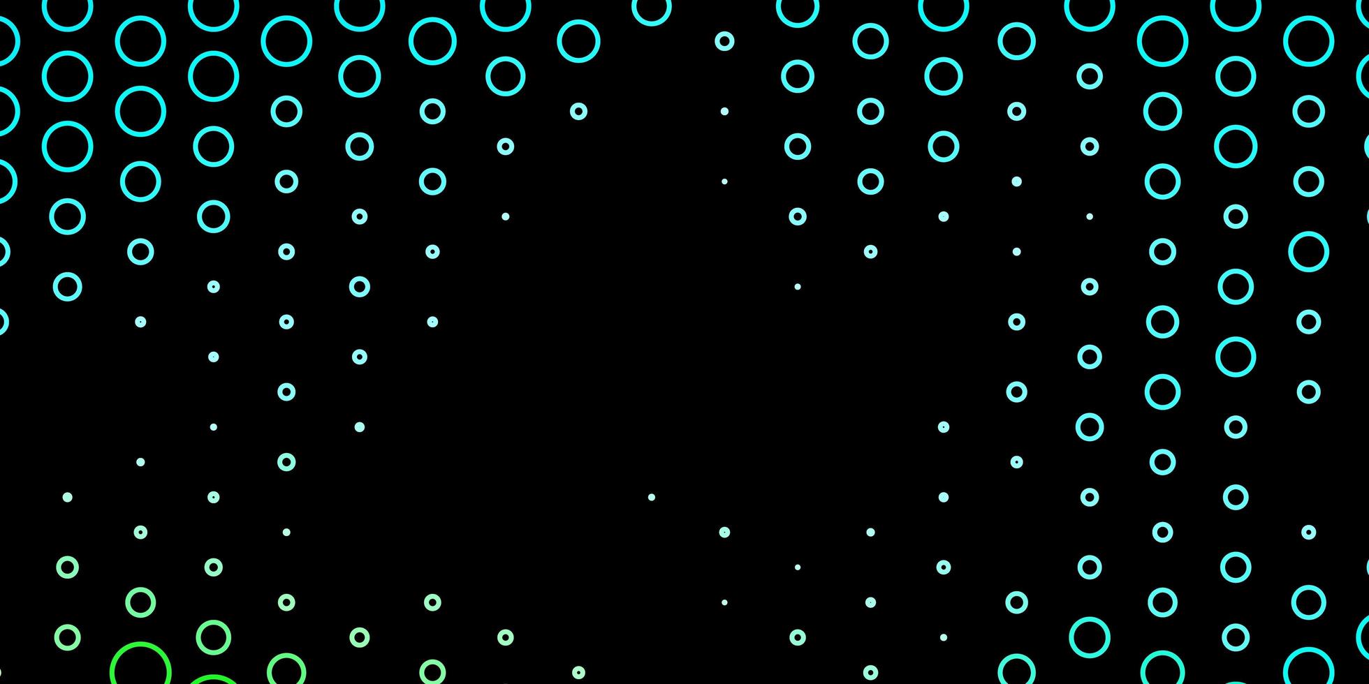 Dark Blue, Green vector template with circles.