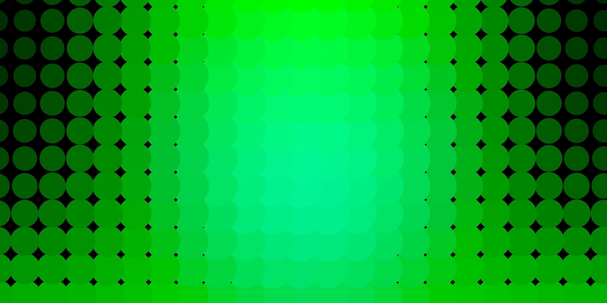 Light Green vector layout with circle shapes.