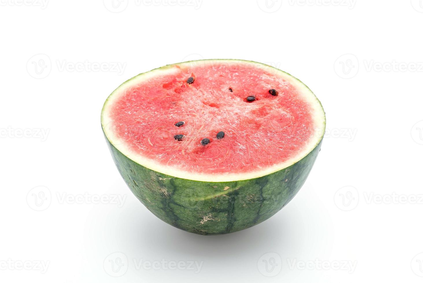 Fresh watermelon on white background photo