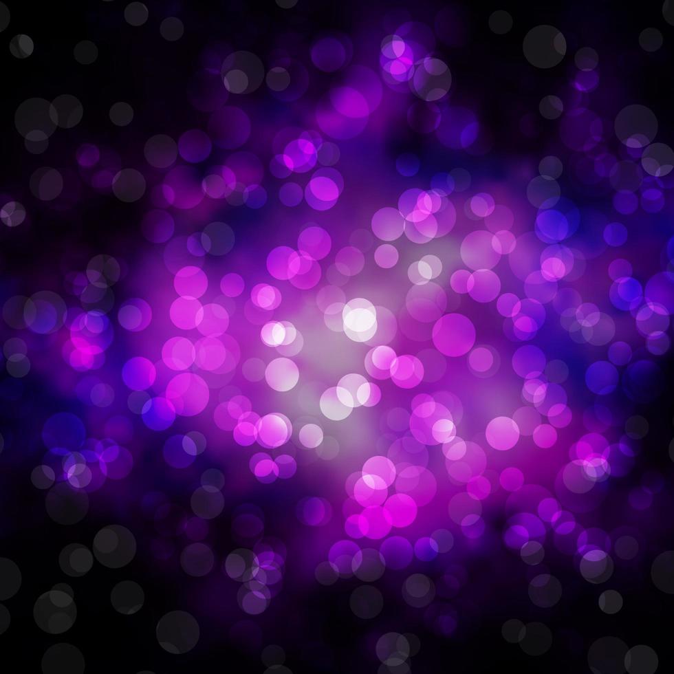 Dark Purple vector layout with circle shapes.