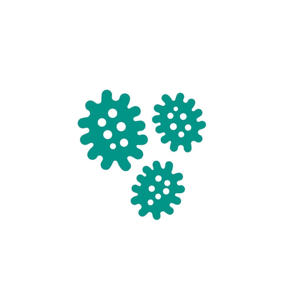 microbes vector icon on white
