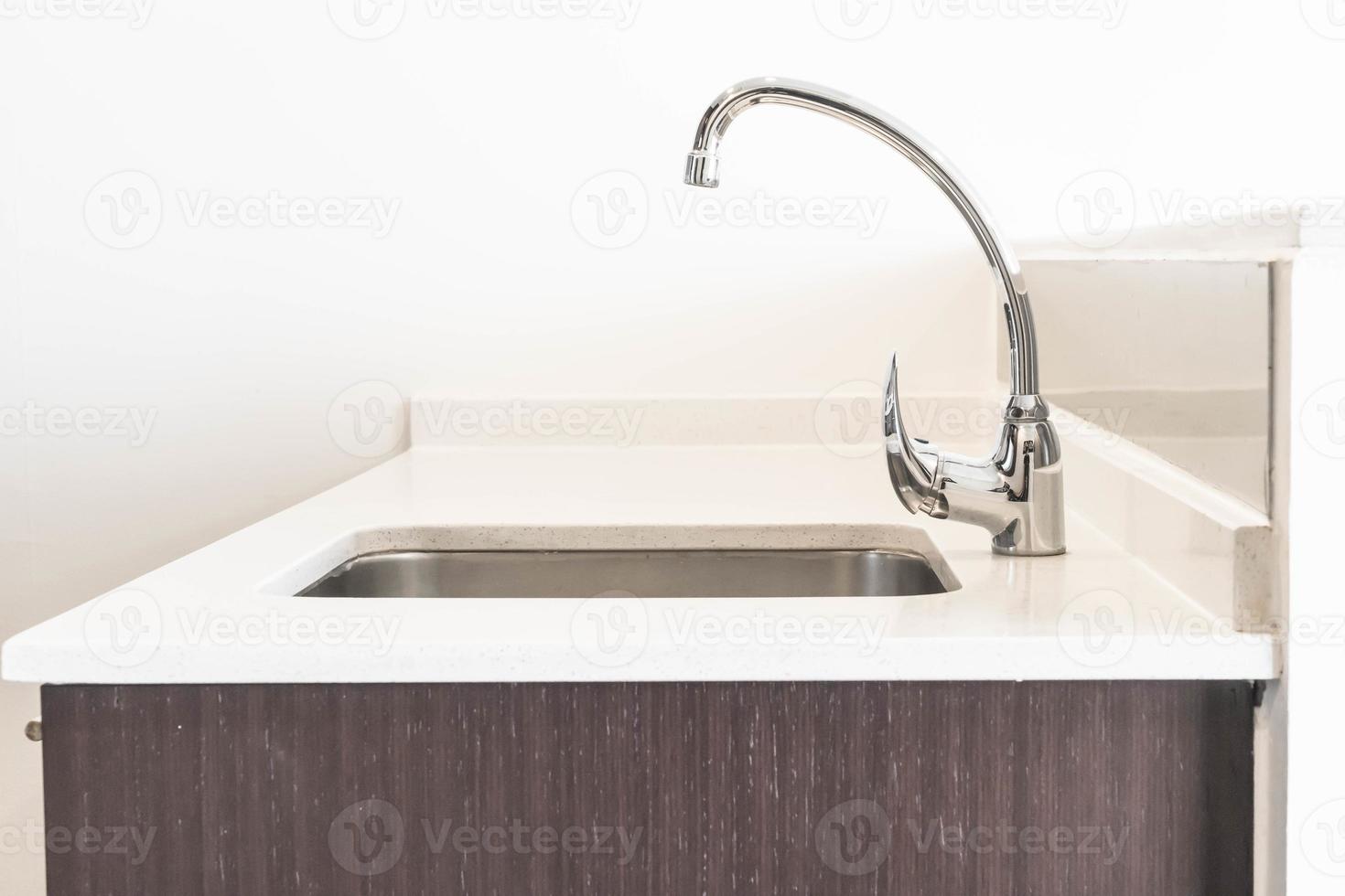 Faucet Sink and water tab decoration in kitchen room photo