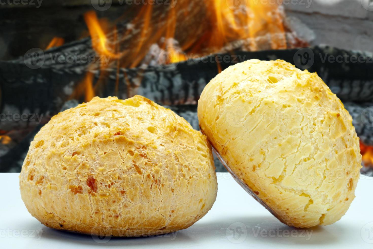 Brazilian snack, traditional cheese bread photo