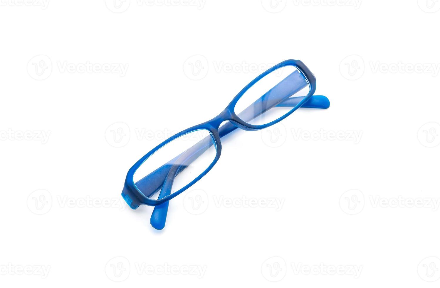 Eyeglasses, spectacles, or glasses on white background photo