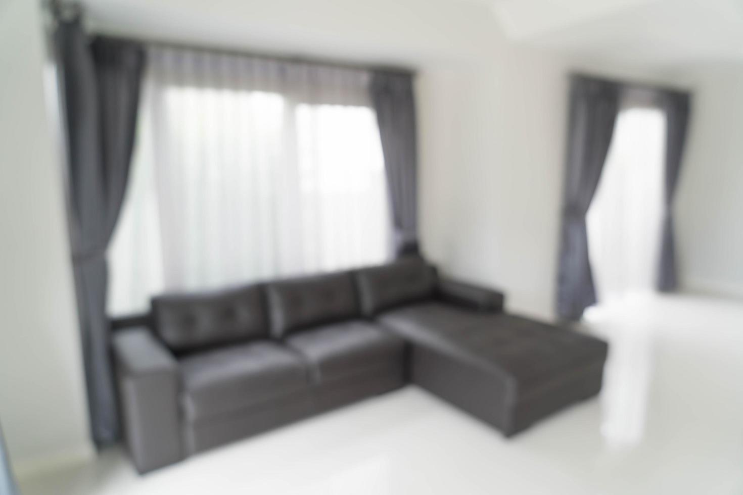 Abstract blur in living room for background photo