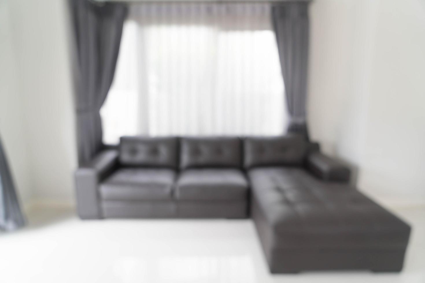 Abstract blur in living room for background photo