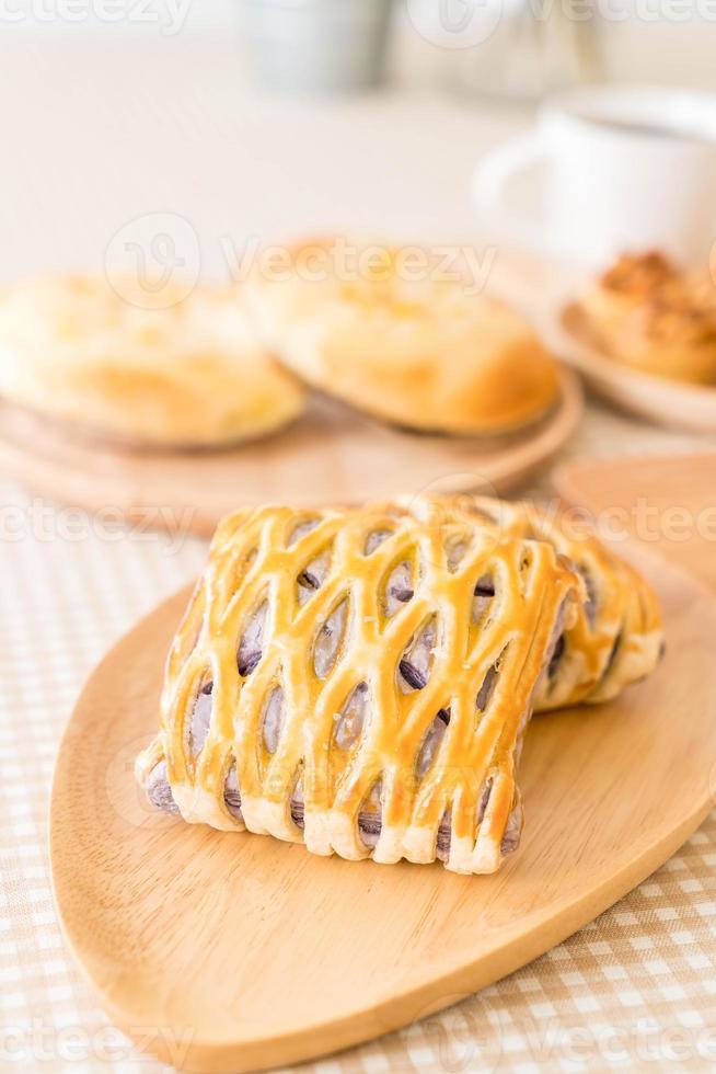 Taro pies on the table photo