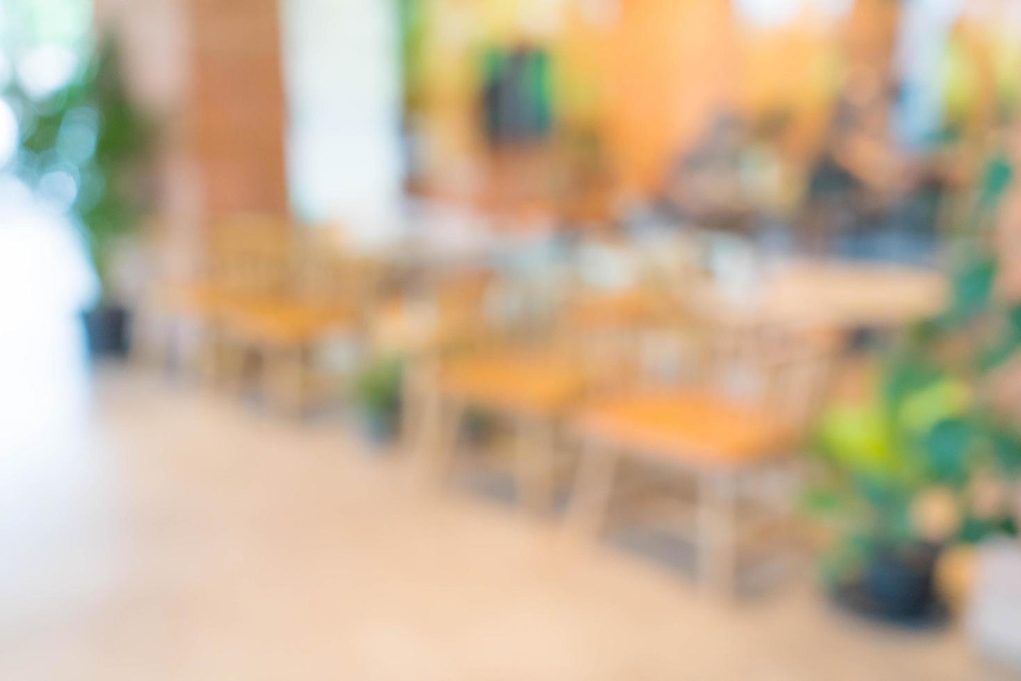 Blur coffee shop or cafe restaurant photo