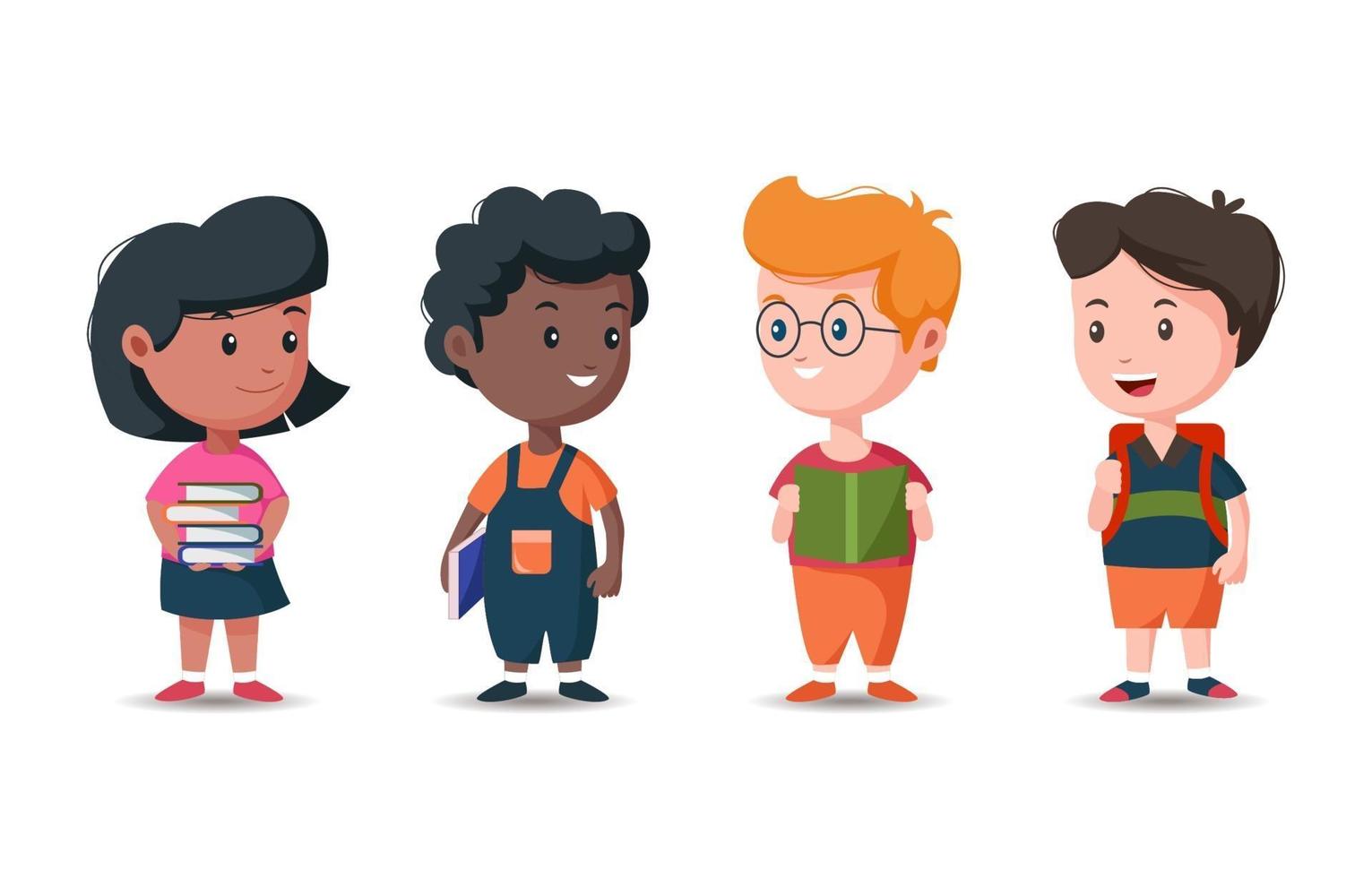 Back to School Character vector