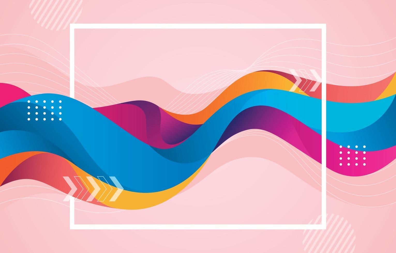 Abstract Liquid Colorful Background vector