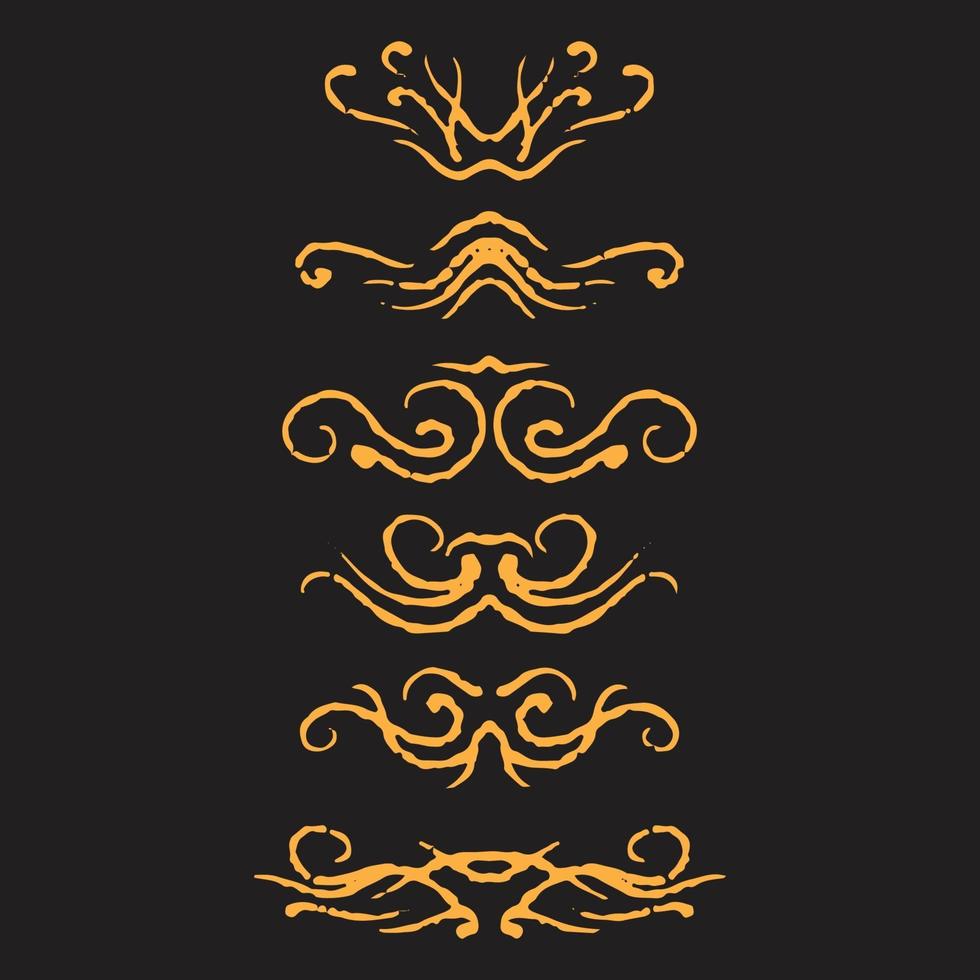 Dirty ornaments design vector